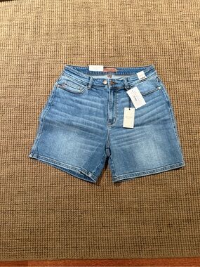 Judy Blue Light Blue Denim High-Rise Shorts